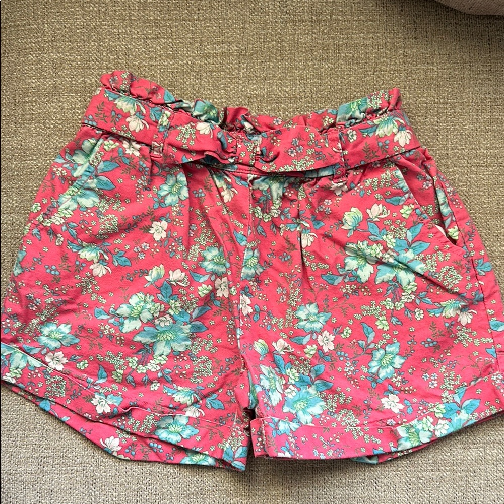 Janie and jack floral shorts